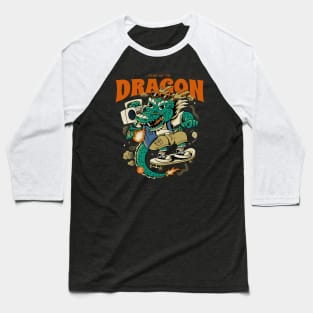 Year of The Funky Dragon Baseball T-Shirt